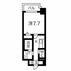 ブルームライフ八田駅前の物件間取画像